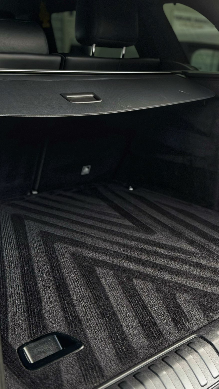Deep cleaned boot carpet and rear seats of a prestige estate